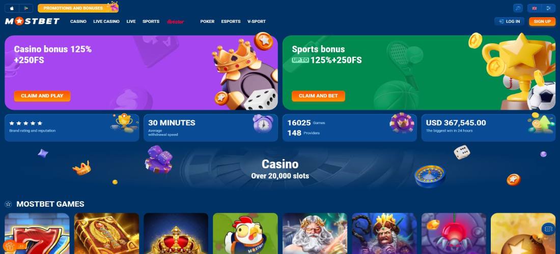 Strona główna Mostbet — casino online Polska z aplikacją na Androida i iOS